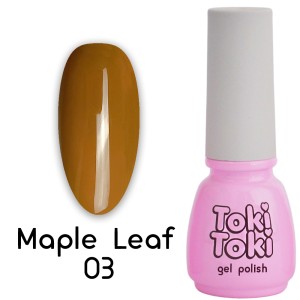 Гель лак Toki-Toki Maple Leaf  №03,  5мл